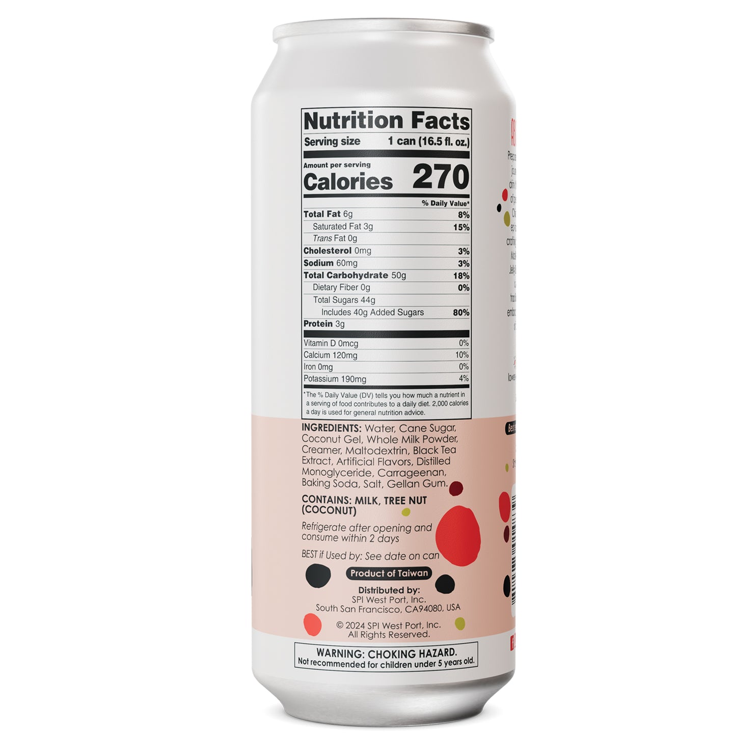 Jenji Original Strawberry Latte 12/16.5oz Cans