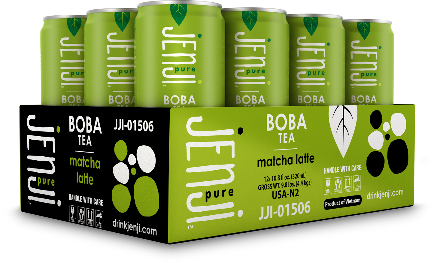 Jenji Pure Matcha Latte 12/10.8oz Cans