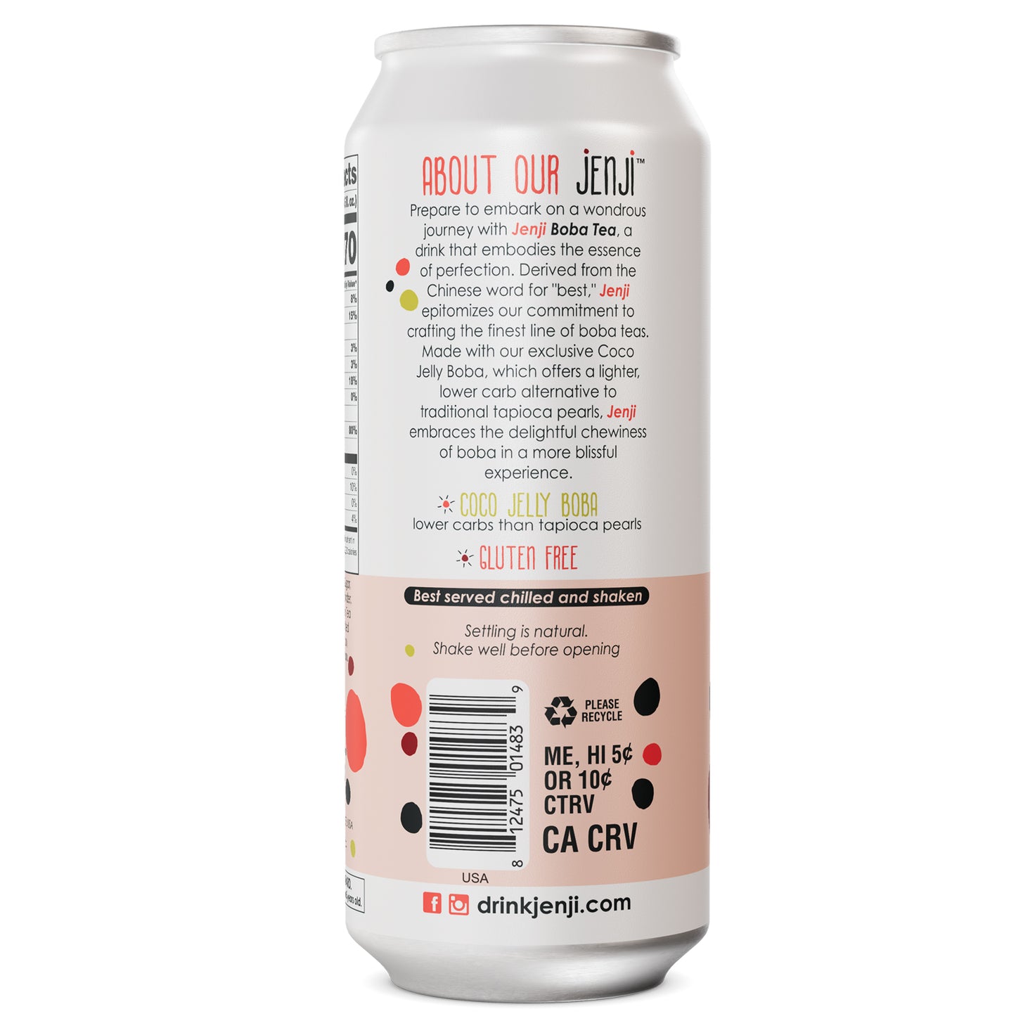 Jenji Original Strawberry Latte 12/16.5oz Cans